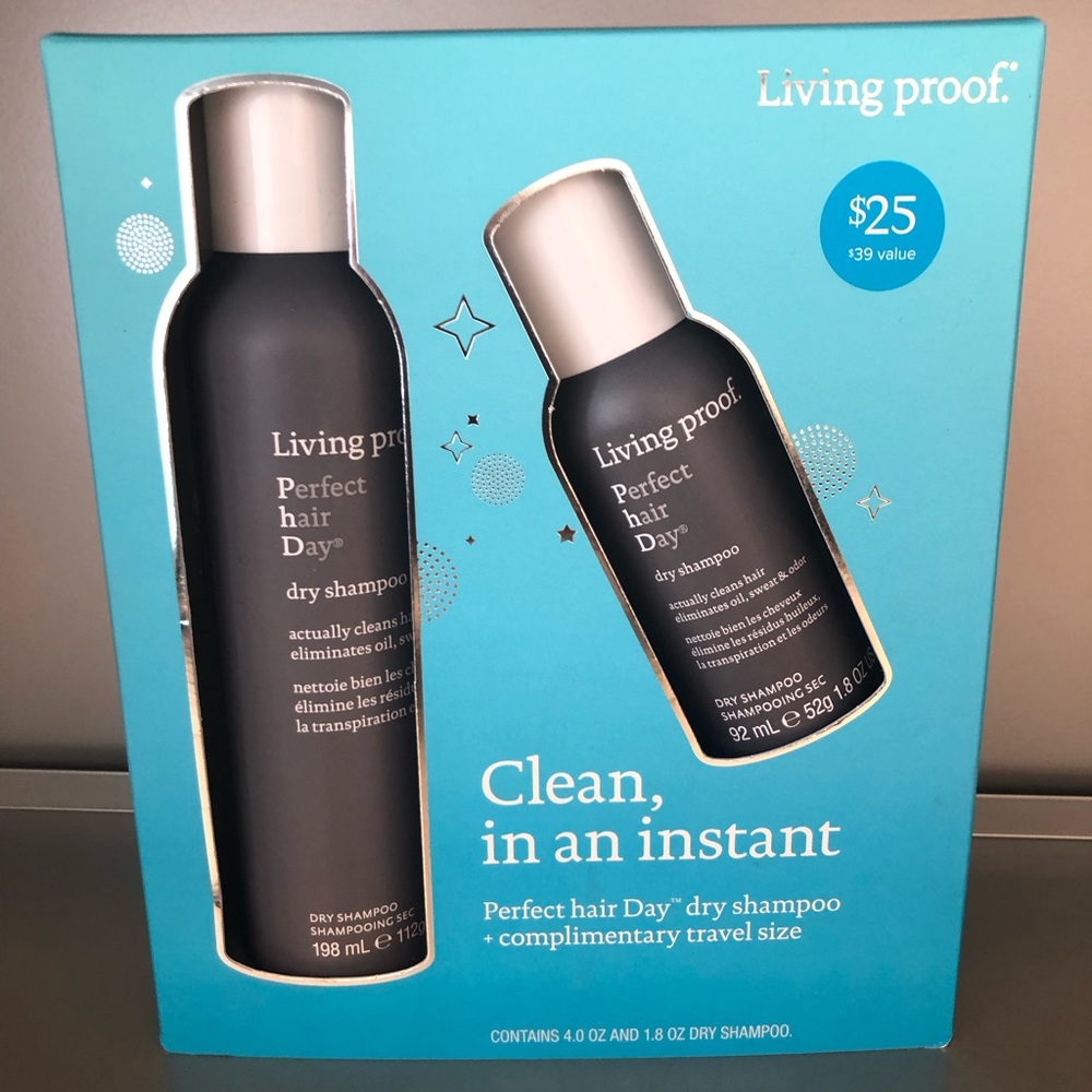 COPY - Living Proof Gift Set Regular and Travel Size Perfect Hair Day Dry Shamp…